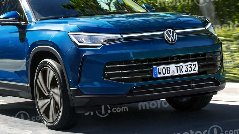 Так будет выглядеть 7-местный Volkswagen Tiguan нового поколения. Первое качественное изображение